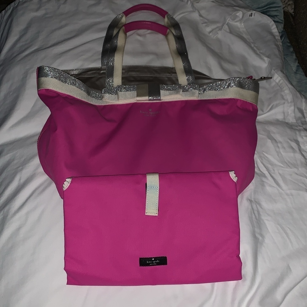 EUC KATE SPADE ANNABEL BARROW STREET DIAPER BAG - Picture 9 of 11
